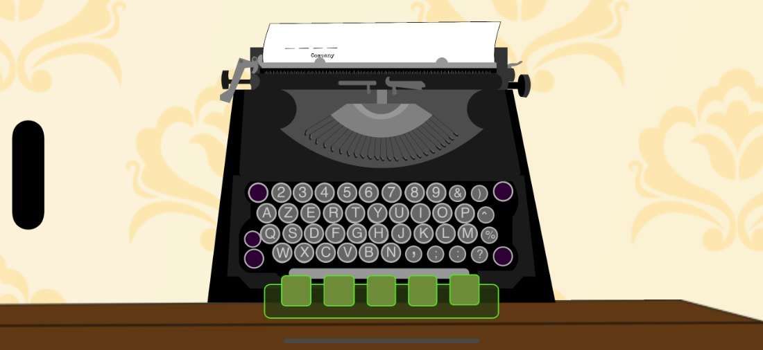 Aions, typewriter puzzle