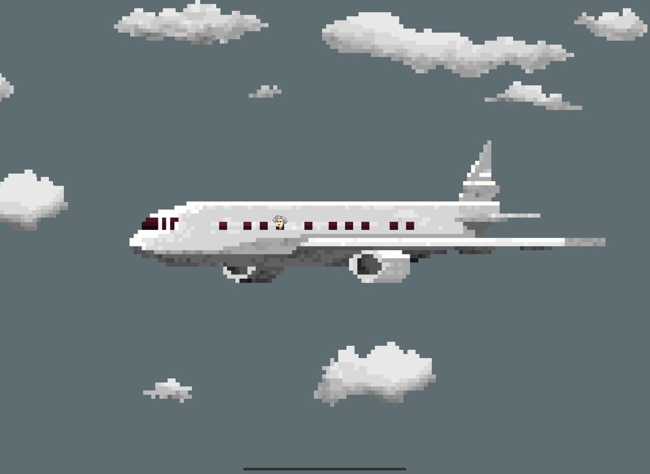 Faraday’s Lab, airplane scene