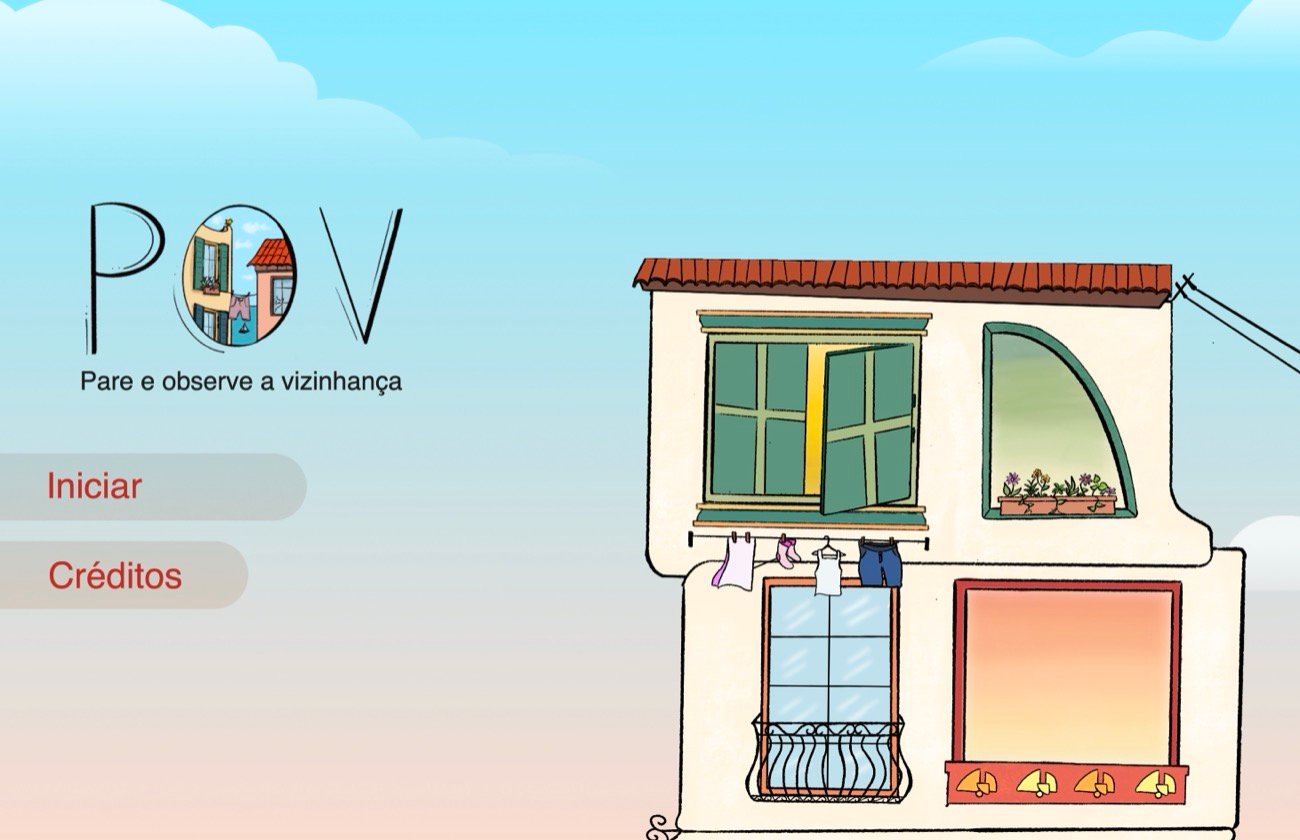 POV, title screen